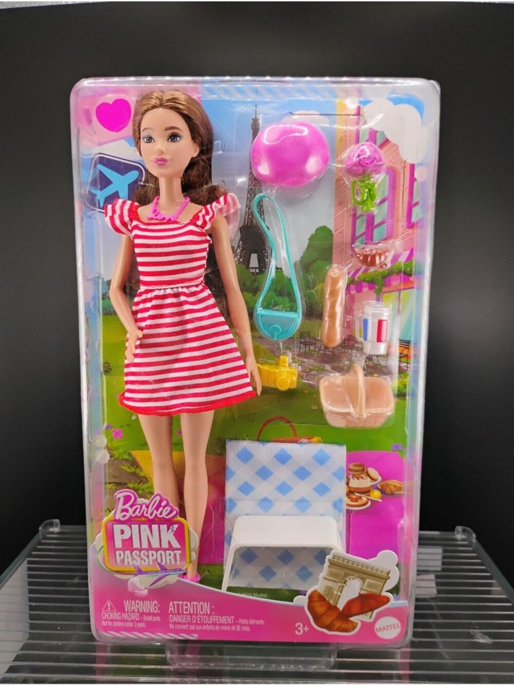 Barbie Pink Passport Travel Doll Playset With Accessories